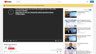
                            8. MSPS login 2018 v2 - YouTube