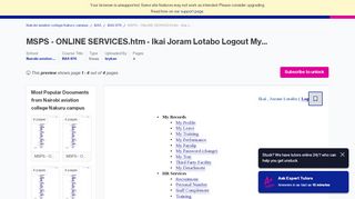 
                            12. MSPS - ONLINE SERVICES.htm - Ikai Joram Lotabo Logout My ...