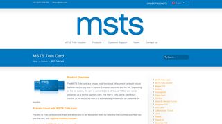 
                            5. MSTS Tolls Kaart | Multi Service Tolls