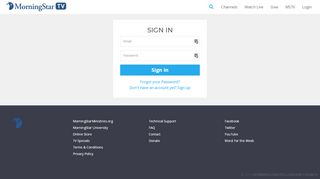 
                            13. MSTV Login | MorningStar TV