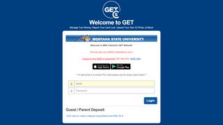 
                            11. MSU CatCard GET Funds - Login - Montana State University - Bozeman