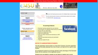 
                            2. MSU E-learning Services - Midlands State University