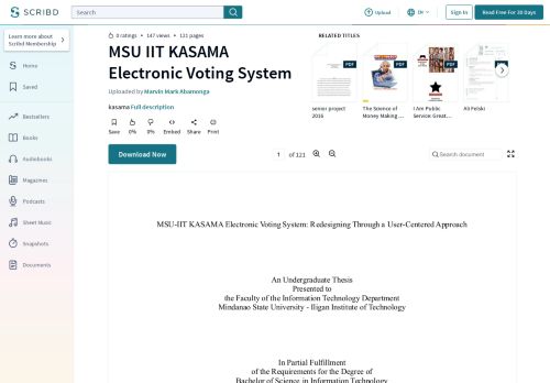 
                            5. MSU IIT KASAMA Electronic Voting System | Web Design | ...