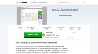 
                            6. Msub.digitaluniversity.ac website. The Maharaja Sayajirao University ...