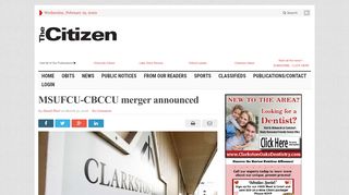 
                            10. MSUFCU-CBCCU merger announced | The Citizen