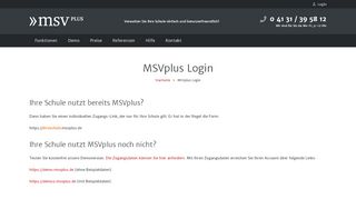 
                            1. MSVplus Login – MSVplus Musikschulverwaltung