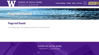 
                            9. MSW Application Instructions | School of Social Work