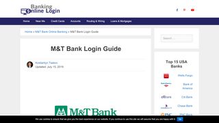 
                            12. M&T Bank | Login Guides For Online Banking