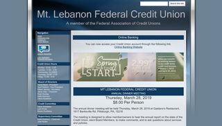 
                            9. Mt. Lebanon Federal Credit Union