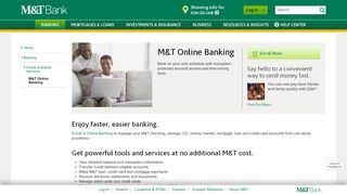 
                            2. M&T Online Banking | M&T Bank - mtb MTB