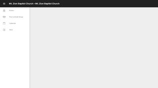 
                            7. Mt. Zion Baptist Church: Login