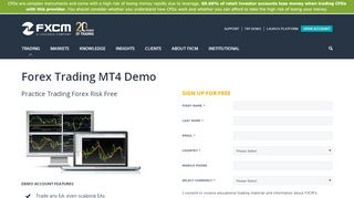 
                            7. MT4 Forex Trading Demo - FXCM UK - FXCM.com