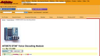 
                            6. MT8870 DTMF Voice Decoding Module - KlinikRobot.com
