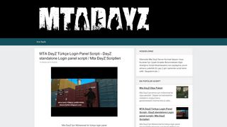 
                            6. MTA DayZ Türkçe Login Panel Scripti - DayZ standalone Login panel ...