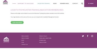 
                            7. MTA Members Login - Mountain Training