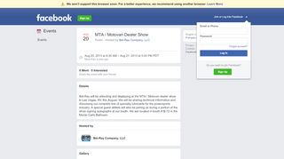 
                            6. MTA / Motovan Dealer Show - Facebook
