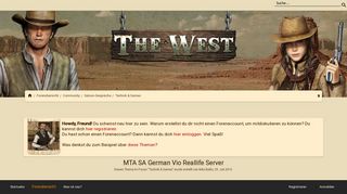 
                            7. MTA SA German Vio Reallife Server | The West - DE Forum