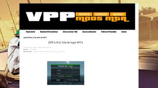 
                            3. [MTA-SA] Tela de login MTA - VPP Mods MTA