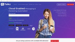 
                            2. mTalkz: Bulk SMS Service Provider , Bulk SMS Gateway, Bulk SMS API