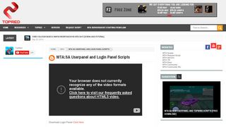 
                            7. MTA:SA Userpanel and Login Panel Scripts - TopRed