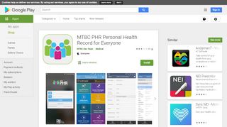 
                            10. MTBC PHR Personal Health Record for Everyone - Apps on Google Play