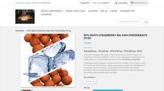 
                            12. MTC Baits Strawberry Big Fish Freezerbaits 25 kg