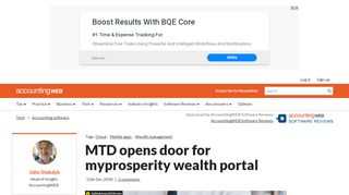 
                            13. MTD opens door for myprosperity wealth portal | AccountingWEB