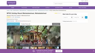 
                            9. MTDC Holiday Resort Mahabaleshwar, Mahabaleshwar - Reviews ...