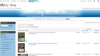 
                            12. MTGMINTCARD | eBay Shops