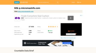 
                            10. Mtk-p.micromaxinfo.com: Login Page - EasyCounter.com