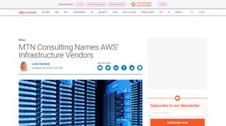 
                            8. MTN Consulting Names AWS' Infrastructure Vendors - SDxCentral