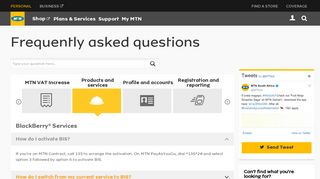 
                            4. MTN | MTN Support FAQ's | MTN