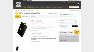 
                            4. MTN ShareLink B683 Black - MTN Store site