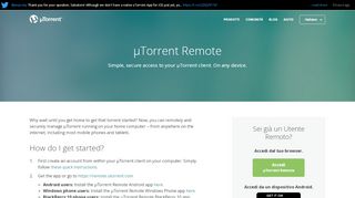 
                            12. μTorrent Remote - Remote Android torrent app - μTorrent® (uTorrent ...