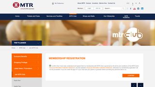 
                            11. MTR > Membership Registration