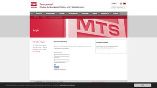 
                            10. MTS Sensors: Login