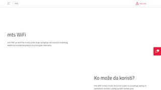 
                            4. mts Wi - Fi zone - WiFi | mts - Tvoj svet