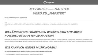 
                            1. MTV Music powered by Napster wird zu