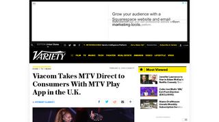 
                            11. MTV Streaming App Launches in U.K. – Variety