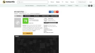 
                            13. MTX Mototrax for Xbox Reviews - Metacritic
