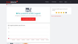 
                            6. MU Legend down? Current problems and outages | Downdetector