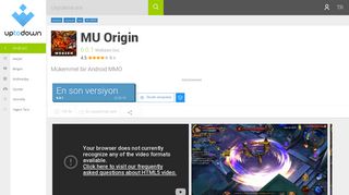 
                            4. MU Origin 5.0.3 için Android - İndir