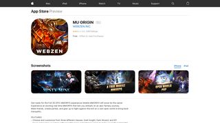 
                            5. MU ORIGIN on the App Store - iTunes - Apple