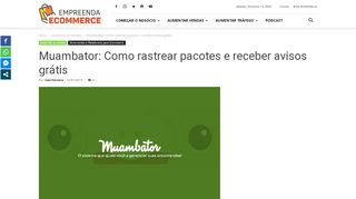 
                            5. Muambator: Como rastrear pacotes e receber avisos grátis