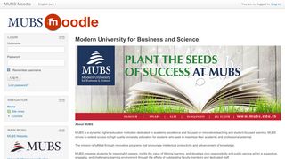 
                            4. MUBS Moodle