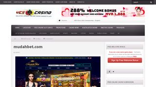 
                            4. mudahbet.com | Malaysia Online Casino Game Review ...