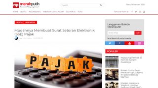 
                            12. Mudahnya Membuat Surat Setoran Elektronik (SSE) Pajak - MerahPutih