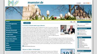 
                            2. muenster.de - Münster in Westfalen: Willkommen