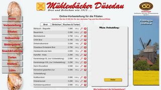 
                            2. Mühlenbäckerei Düsedau Vorbestellung - Brot und Brötchen wie vor ...