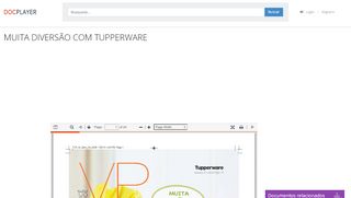 
                            12. MUITA DIVERSÃO COM TUPPERWARE - PDF - DocPlayer.com.br